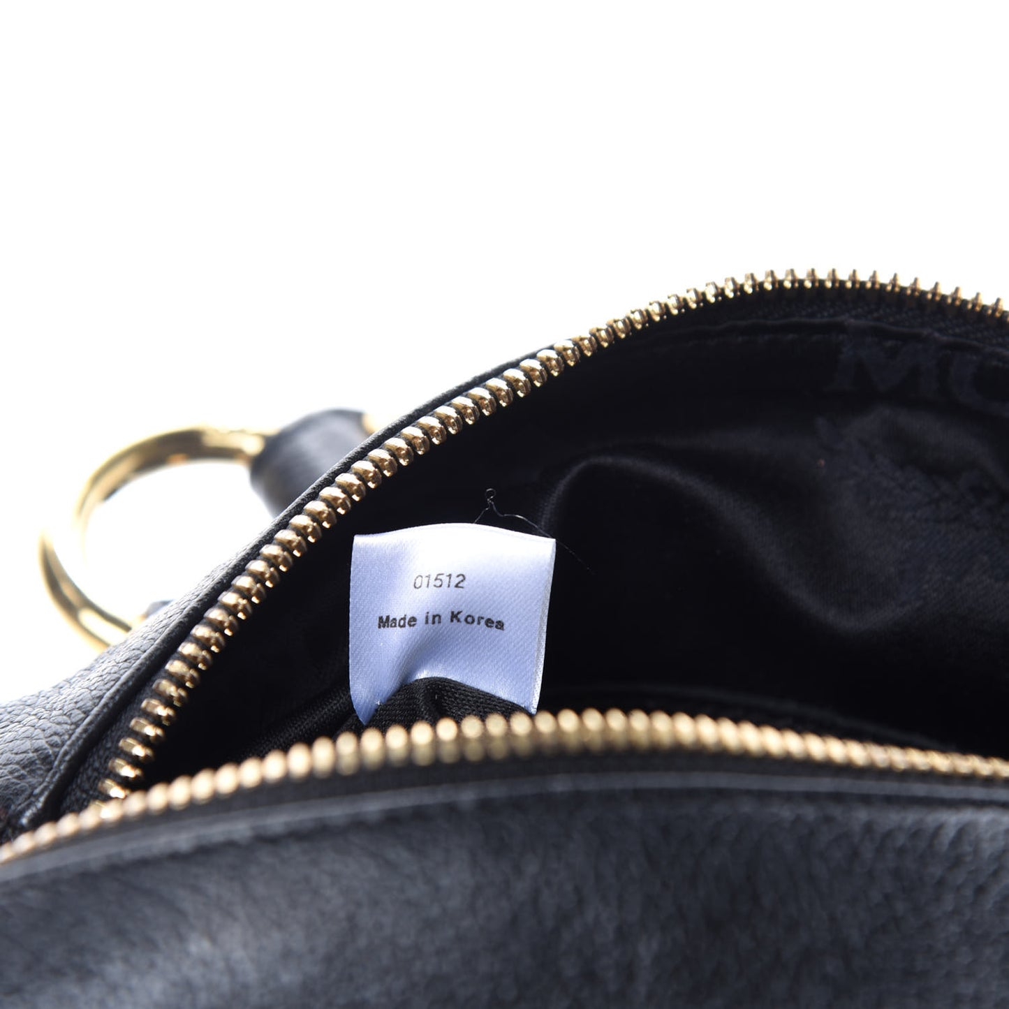 Grained Calfskin Studded Boston Bag Black