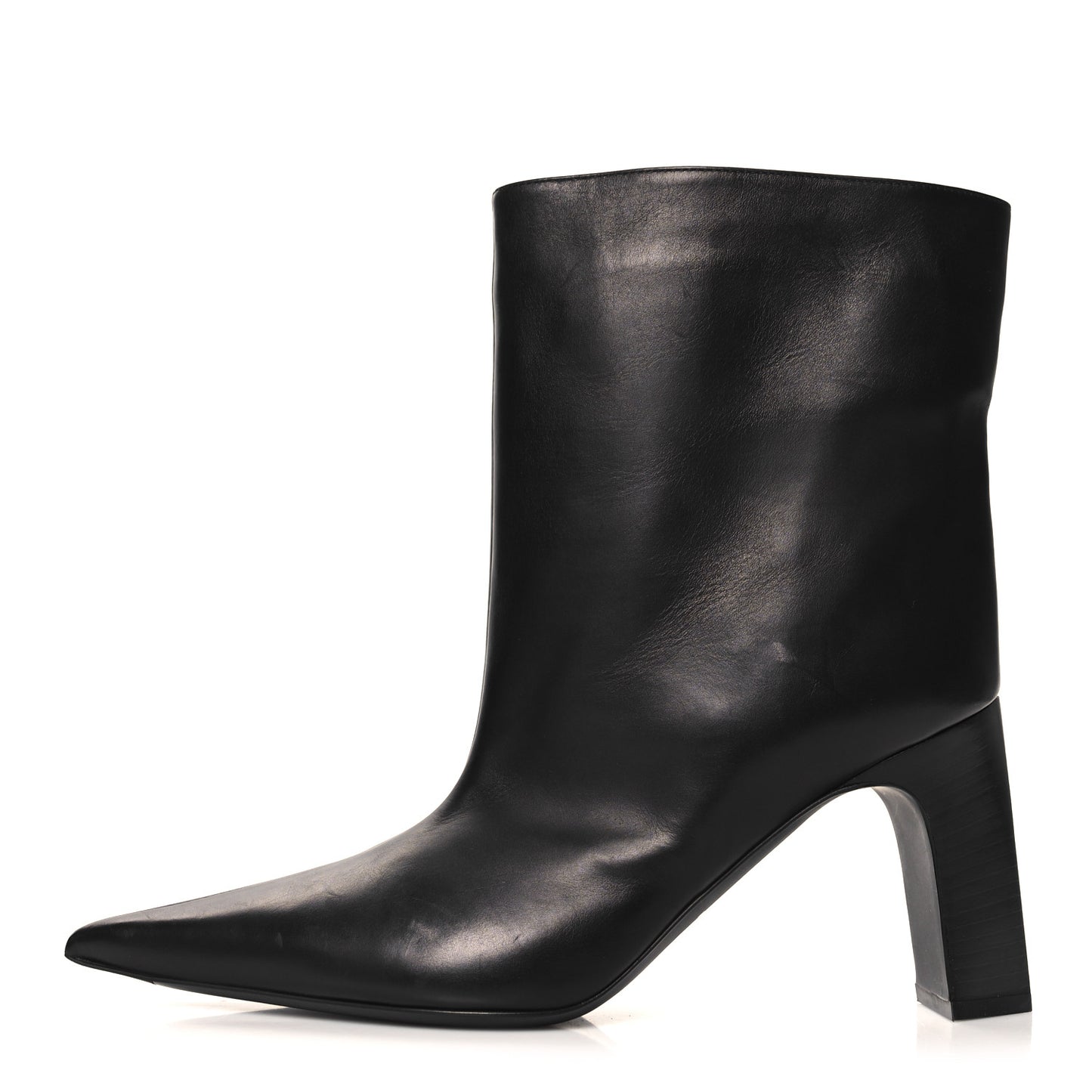 Soft Calfskin Blade Bootie 36 Black