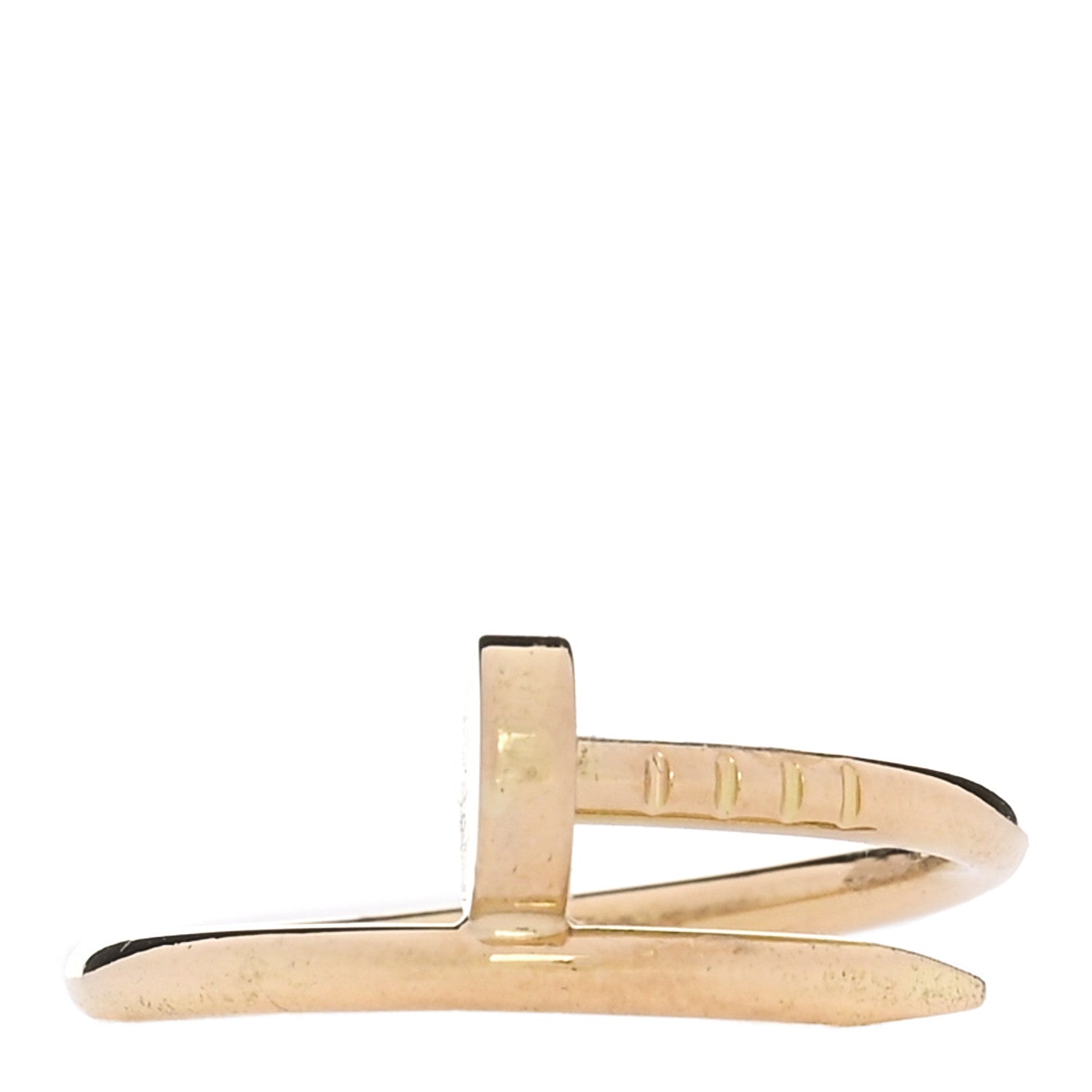 Cartier 18K Yellow Gold Small Juste Un Clou Ring 52 6 1882866