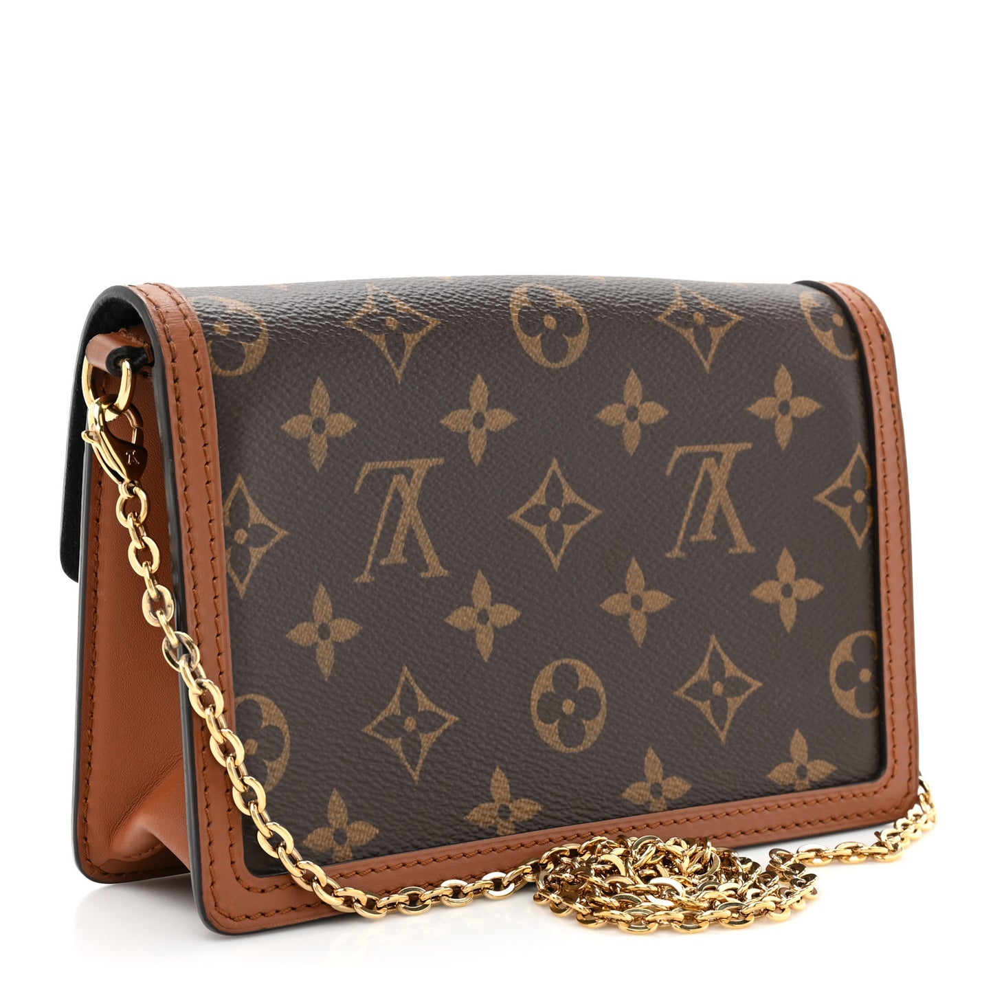 Reverse Monogram Dauphine Chain Wallet