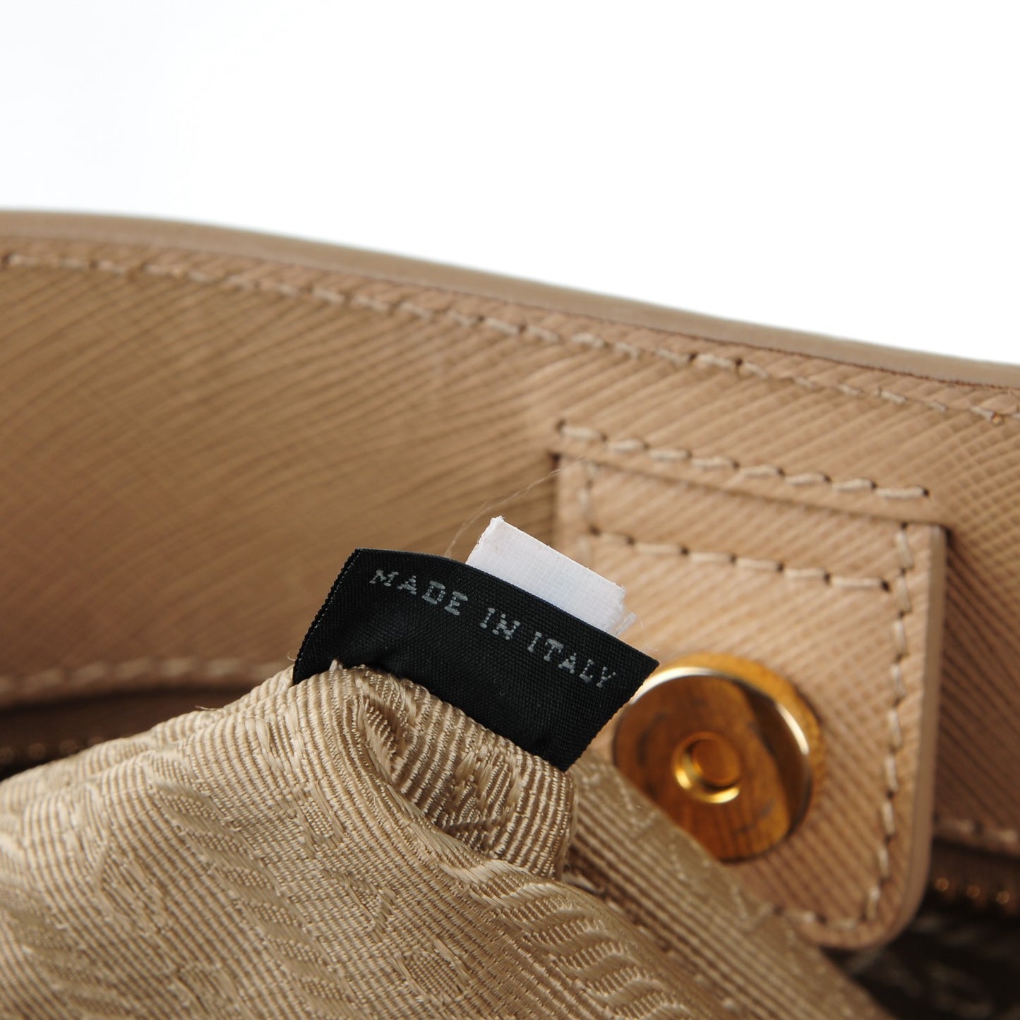 Saffiano Lux Large Tote Sabbia
