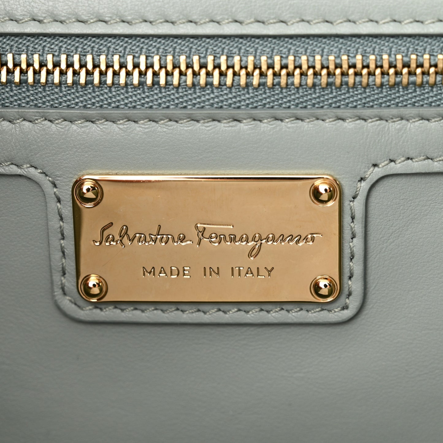 Printed Calfskin Ginny Shoulder Bag Opal