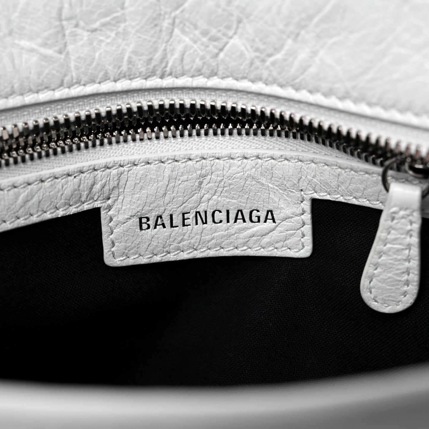 Agneau Arena Neo Cagole Handbag XS Optic White