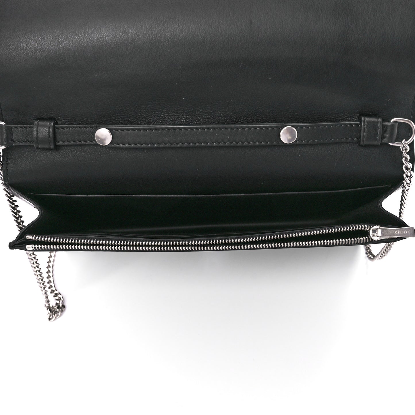 Snakeskin Smooth Lambskin Frame Evening Chain Clutch Black Multicolor