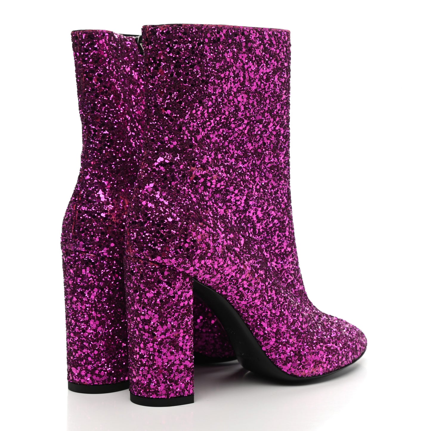 Glitter Lou 95 Zip Bootie 38.5 Pink