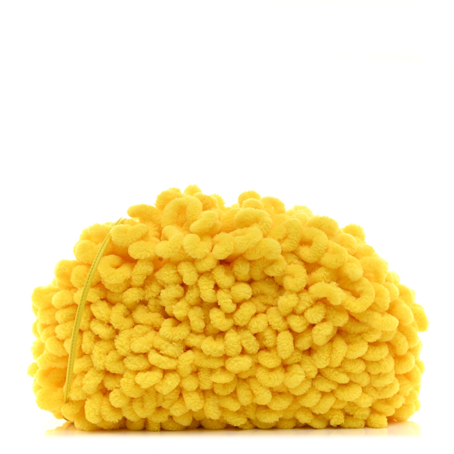 Bottega Veneta Chenille The Mini Pouch Lemon 1 of 10