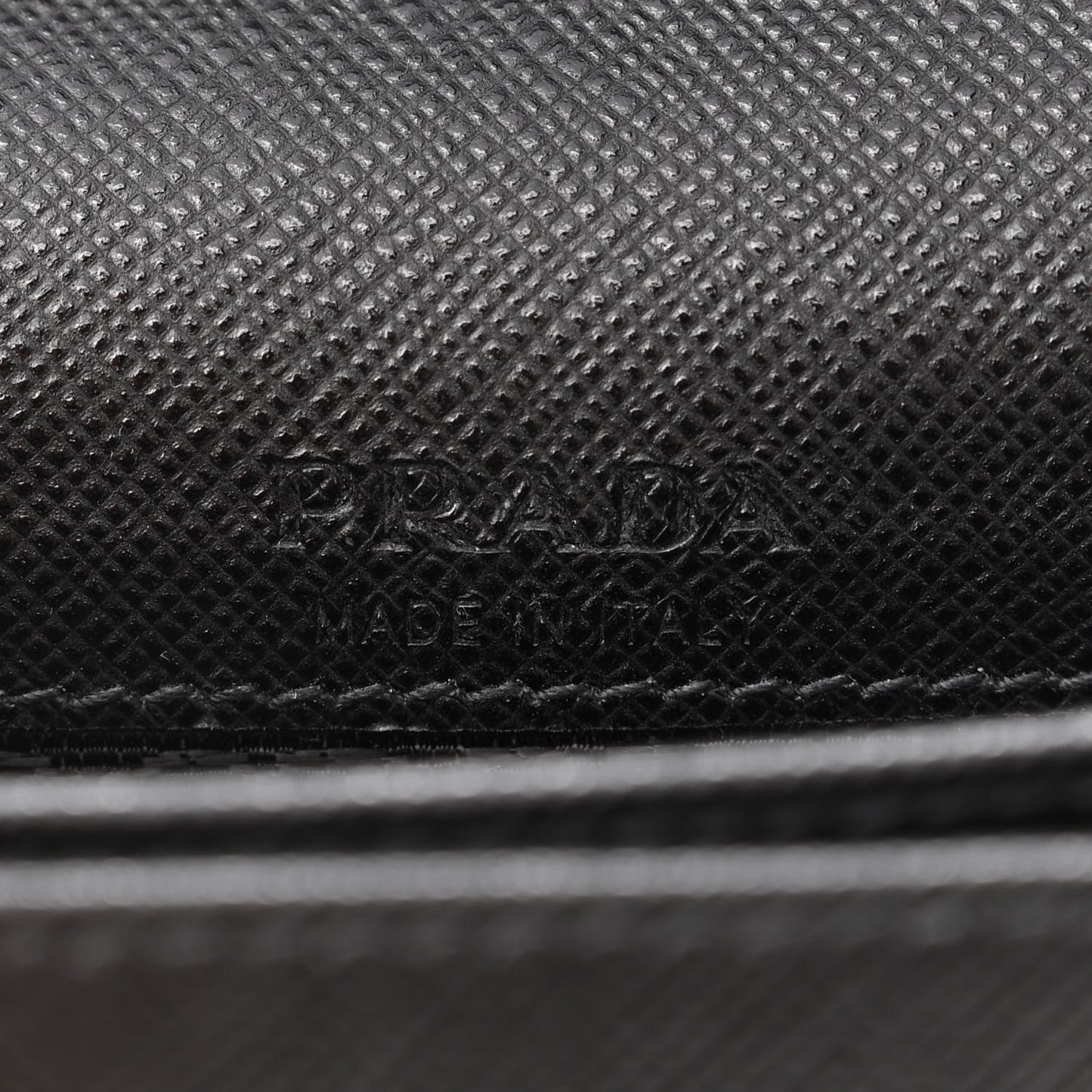 Saffiano Lock Bag Black