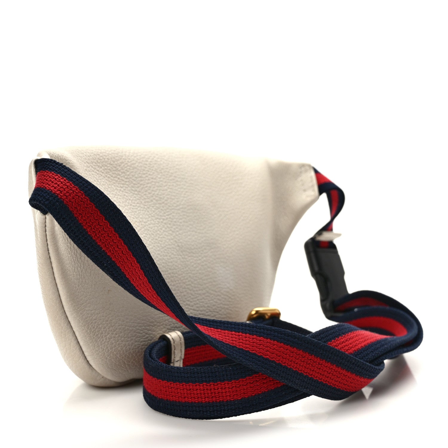 Gucci Grained Calfskin Small Logo Belt Bag White 2 of 9