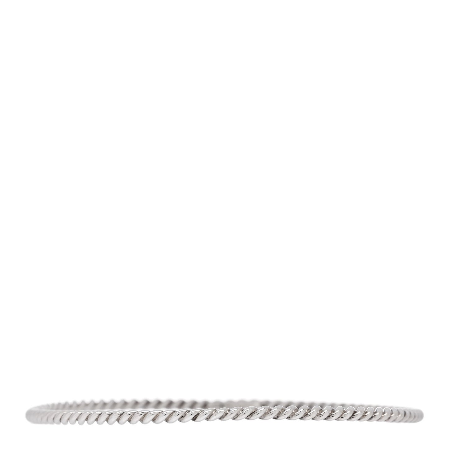Sterling Silver Twist Rope Bangle Bracelet