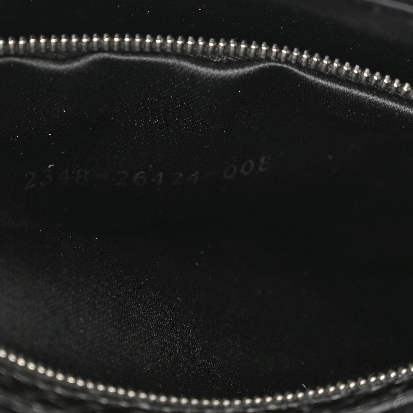 Snakeskin Baguette Black