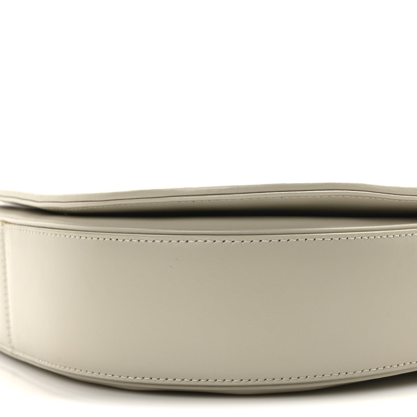 Calfskin Quilted Y Joan Satchel Crema Soft