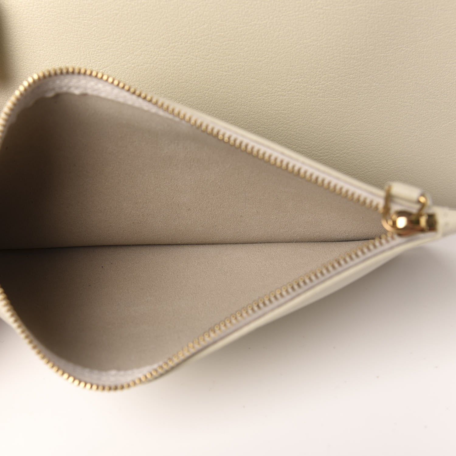 Saint Laurent Calfskin Large Shopping Tote Porcellana 11 of 15