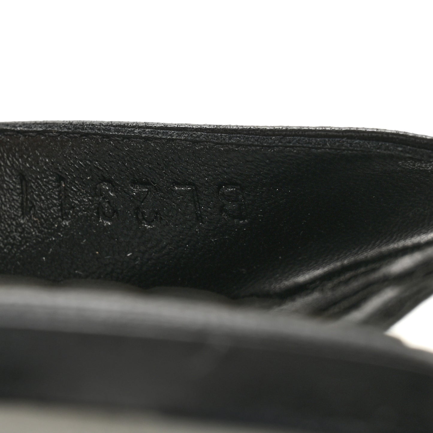 Calfskin Chaine d'Ancre Gaelle Sandals 40.5 Black