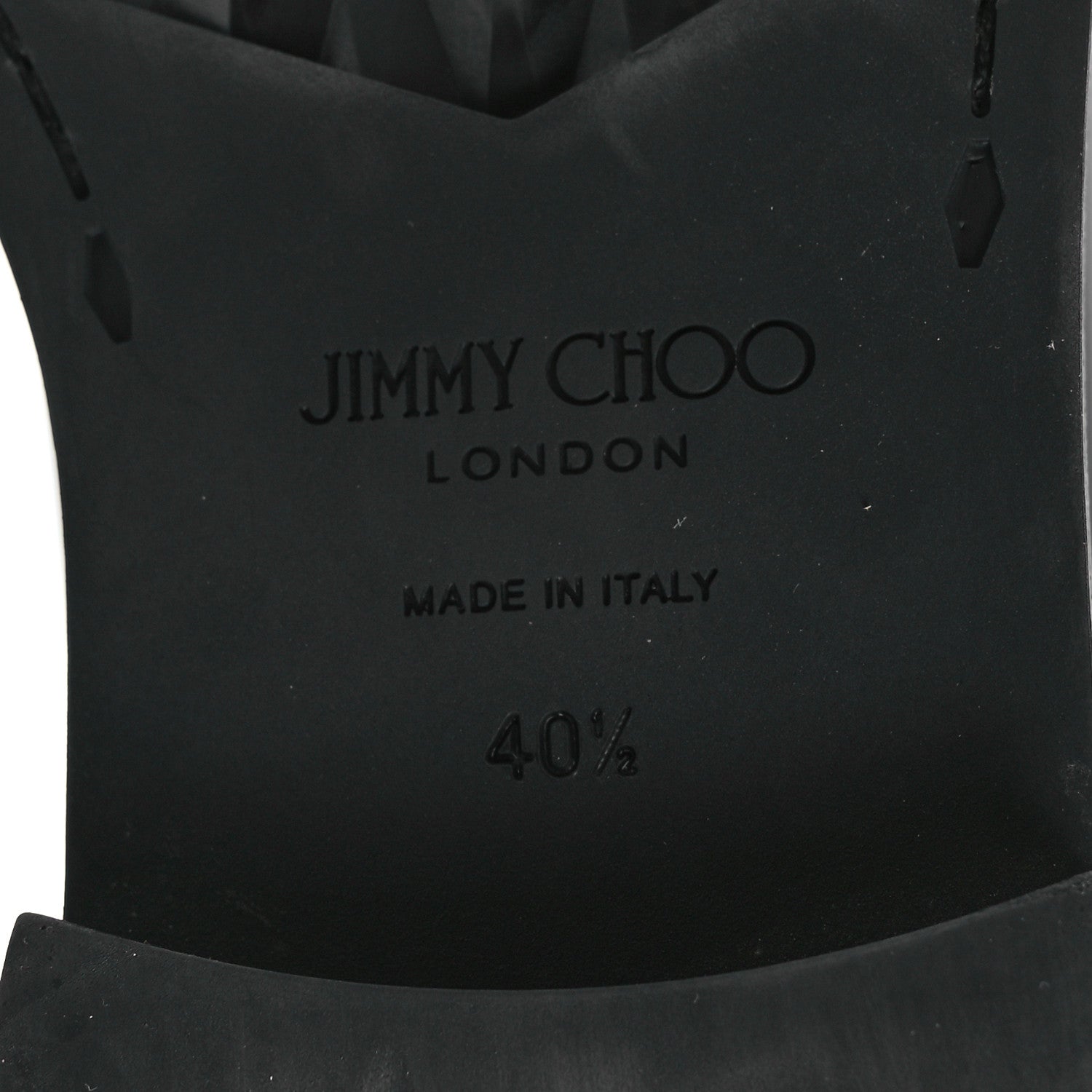 Jimmy Choo Patent Pearl Addie Loafers 40.5 Black 6 of 7