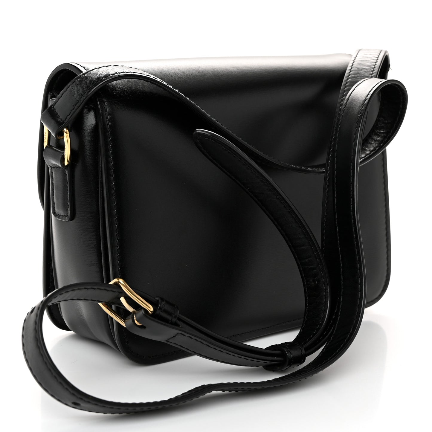 Shiny Calfskin Teen Triomphe Black