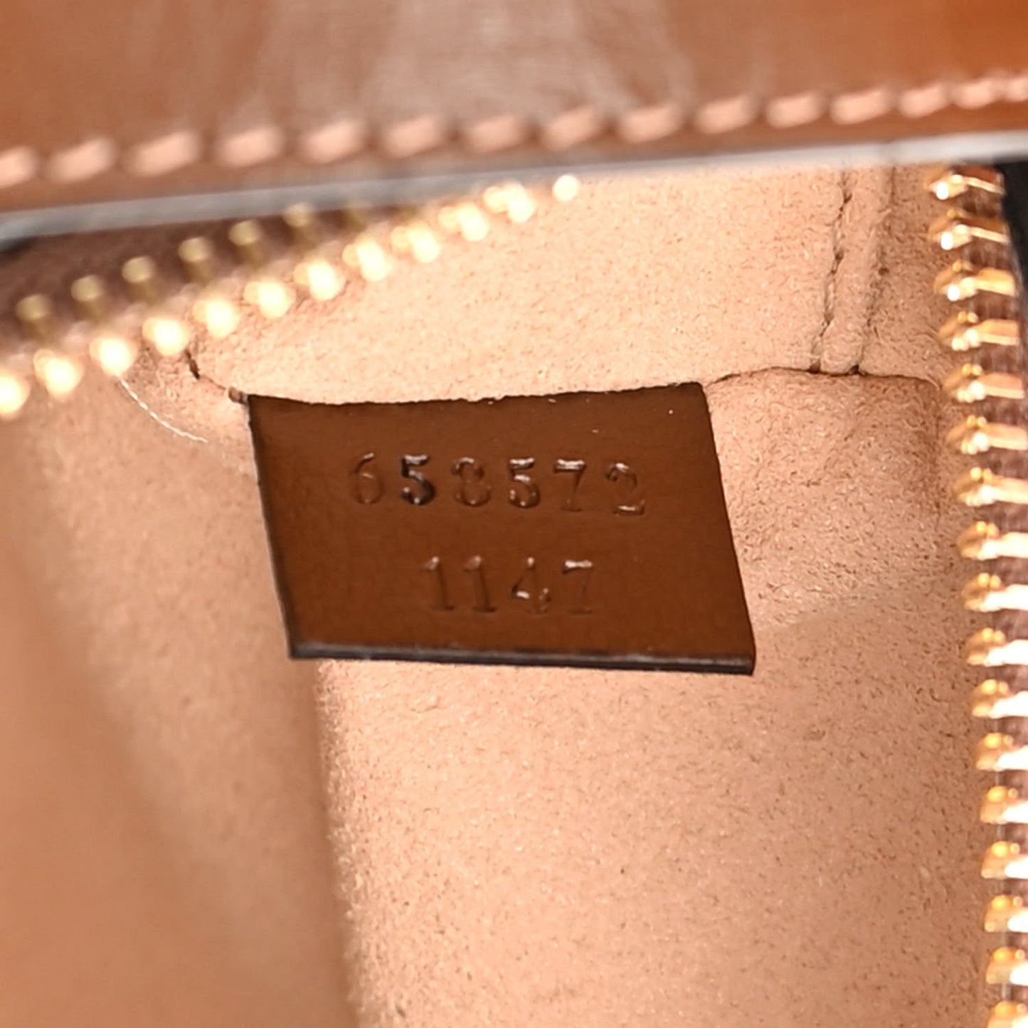 GG Supreme Monogram Azalea Calfskin Mini Retro Interlocking G Shoulder Bag Beige Ebony Brown Sugar