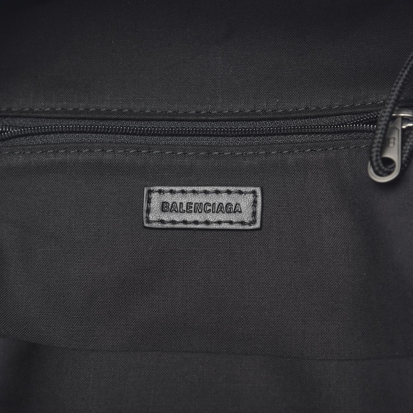 Nylon Embroidered You Are The World Explorer Backpack S Black