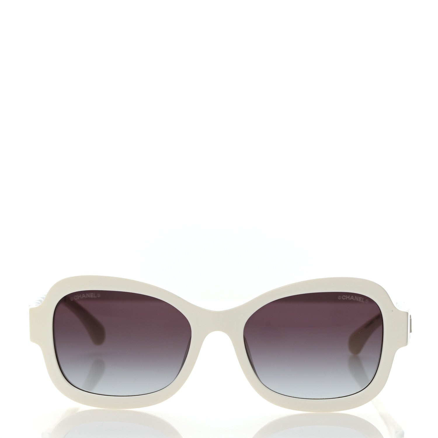 Chanel Acetate Chain Sunglasses 5465-Q-A White 2 of 8