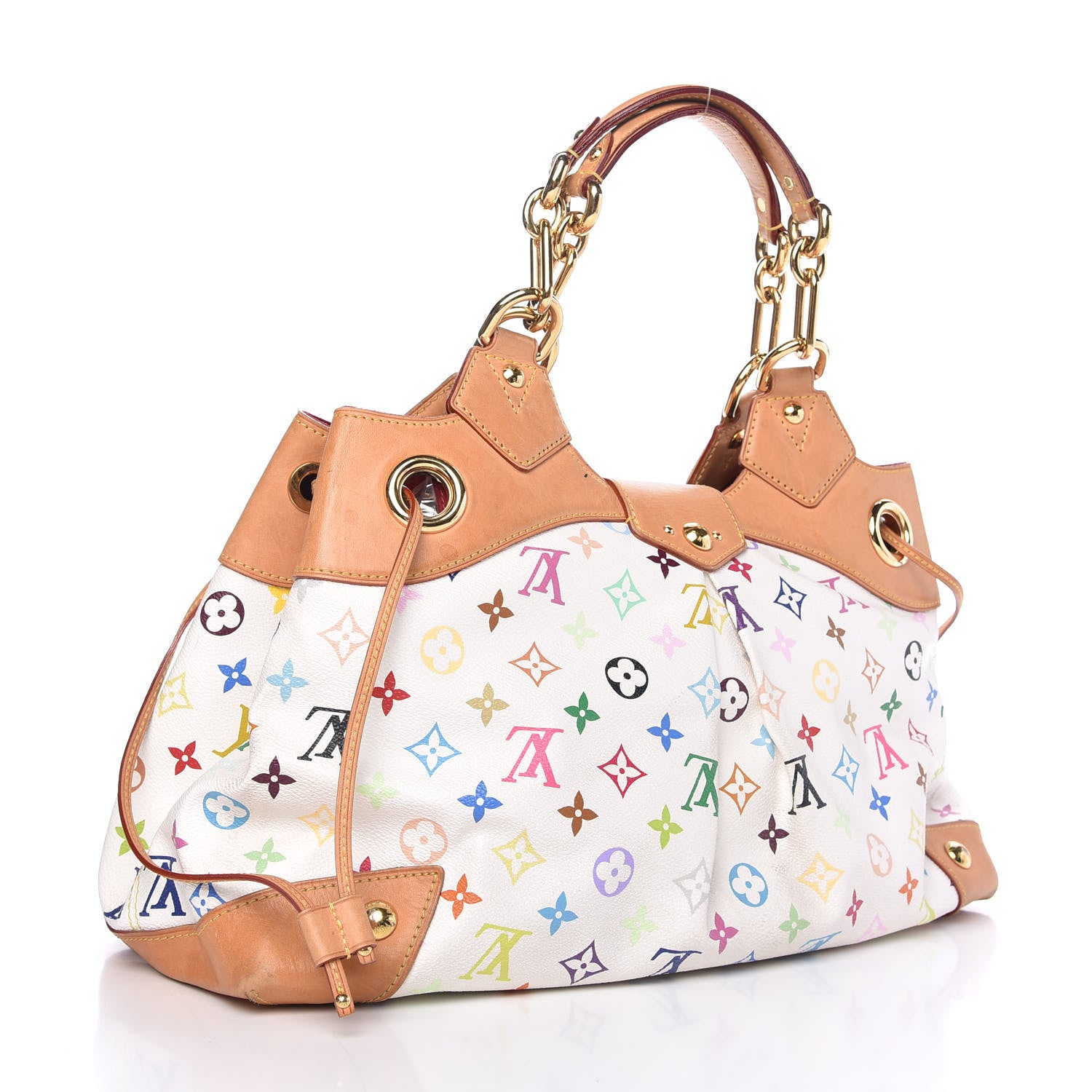 Louis Vuitton Monogram Multicolor Ursula White 3 of 9