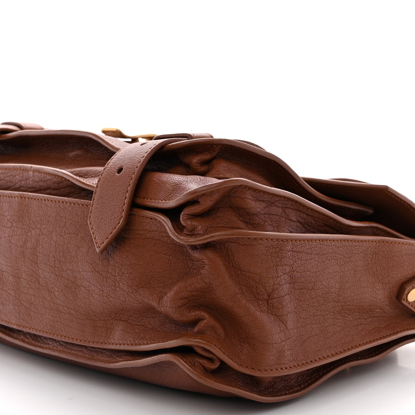 Lambskin Medium PS1 Satchel Saddle