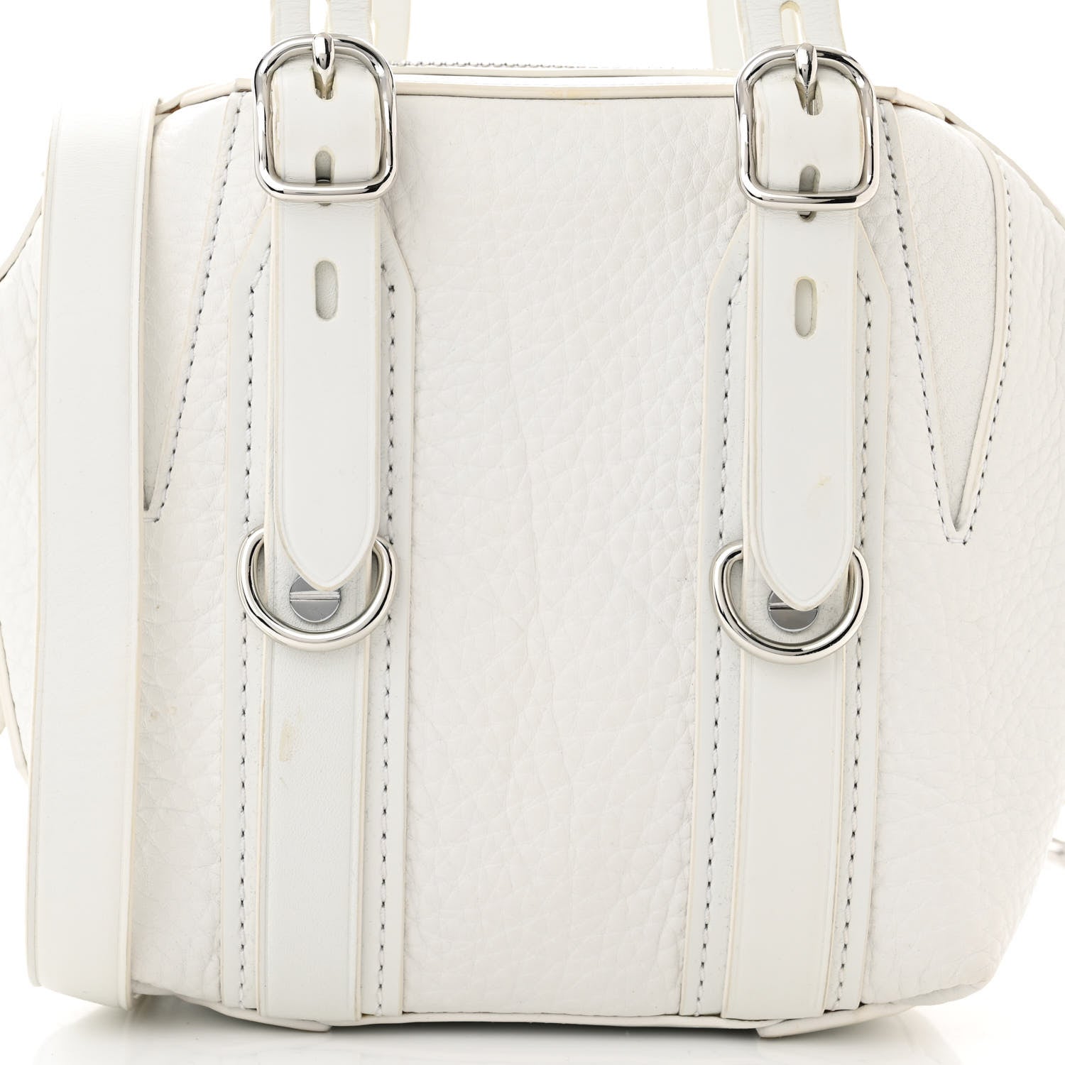 Alexander Wang Pebbled Calfskin Mini Emile White 9 of 13