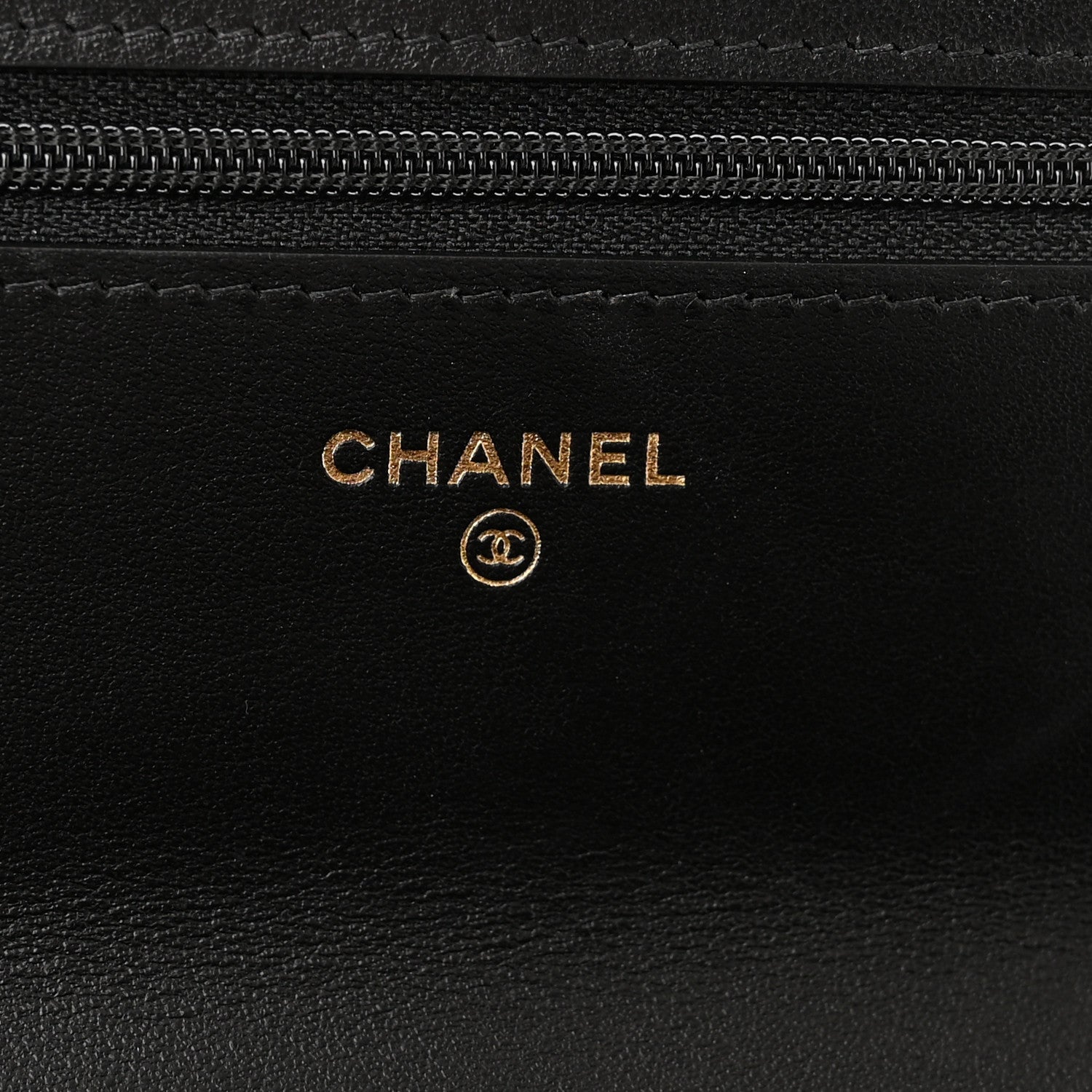 Chanel Goatskin Quilted Chanel 19 Wallet On Chain WOC Black 6 of 11