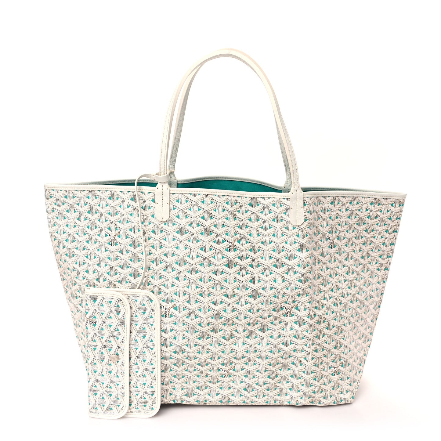 Goyardine Saint Louis Claire Voie GM White Opaline