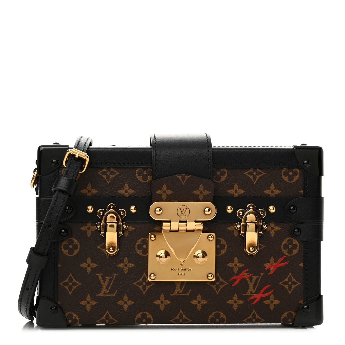 Monogram Petite Malle Black