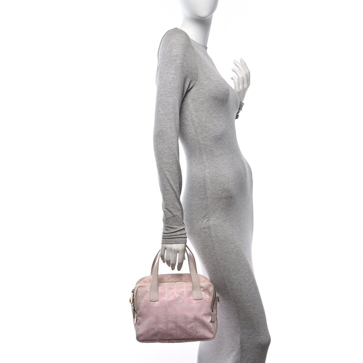 Nylon Small Travel Tote Pink