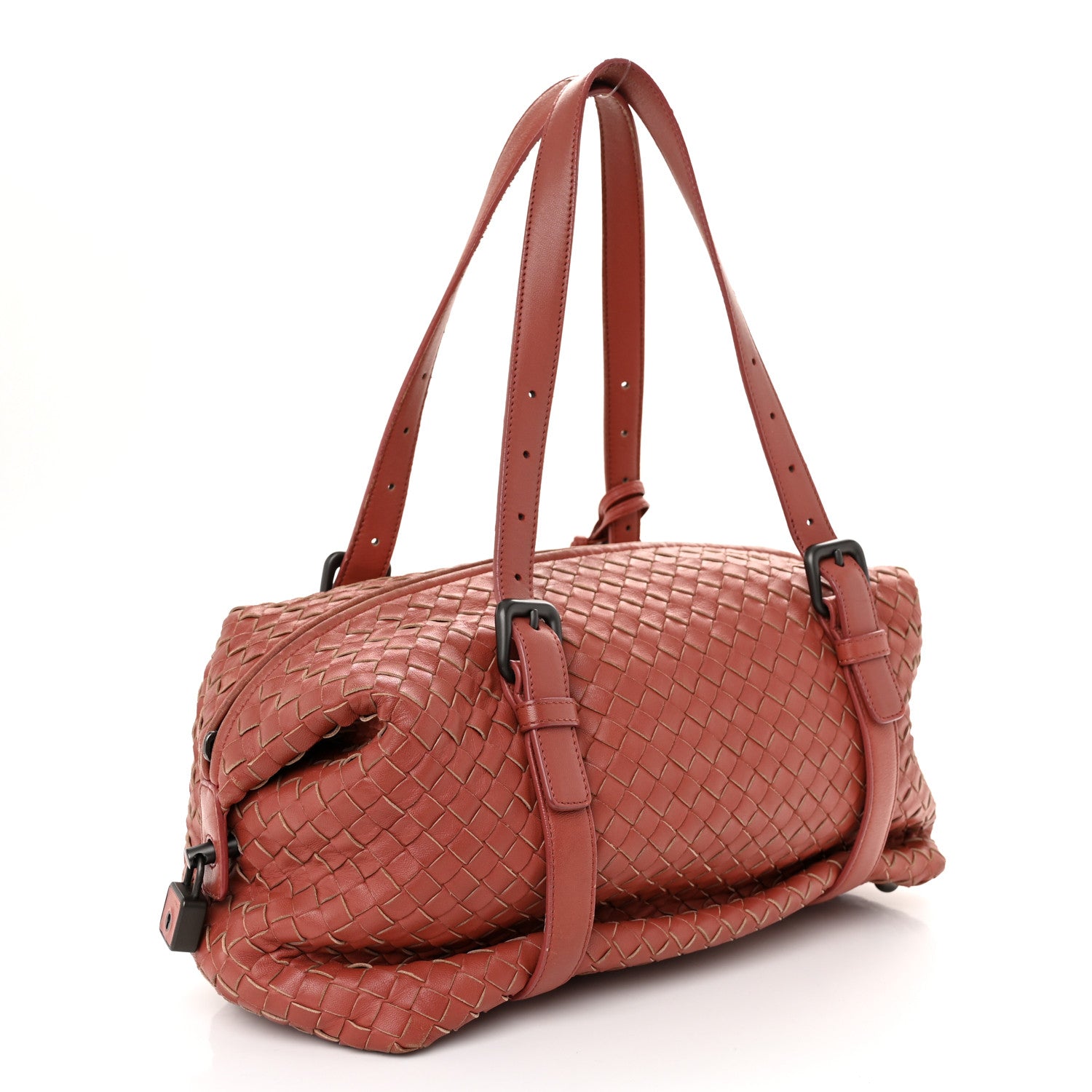 Bottega Veneta Nappa Intrecciato Montaigne Rings Satchel Pompei 3 of 13