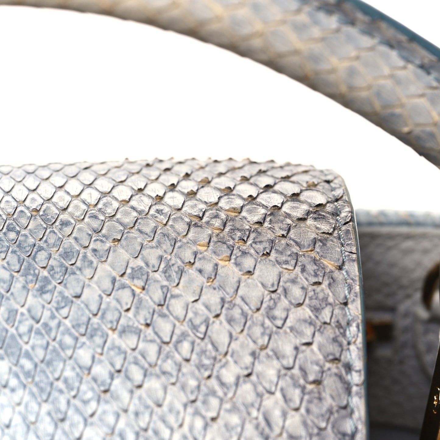 Taurillon Snakeskin Capucines BB