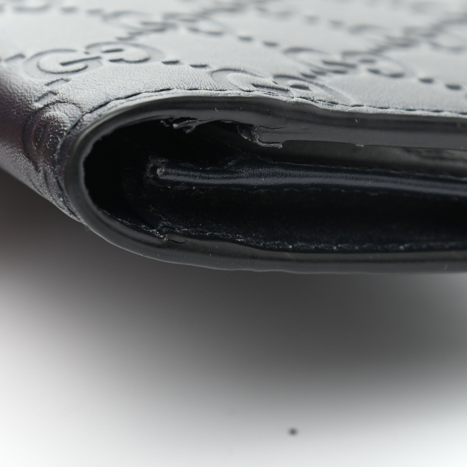 Gucci Guccissima Long Wallet Black 17 of 18