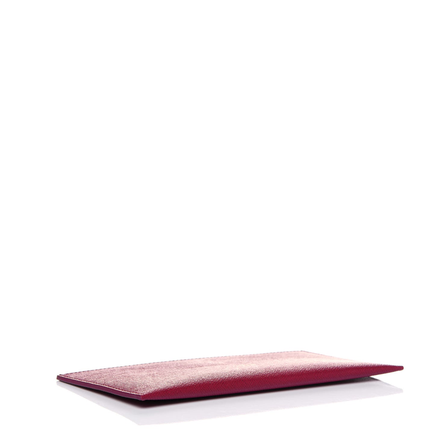 Calfskin Felicie Card Holder Insert Fuchsia