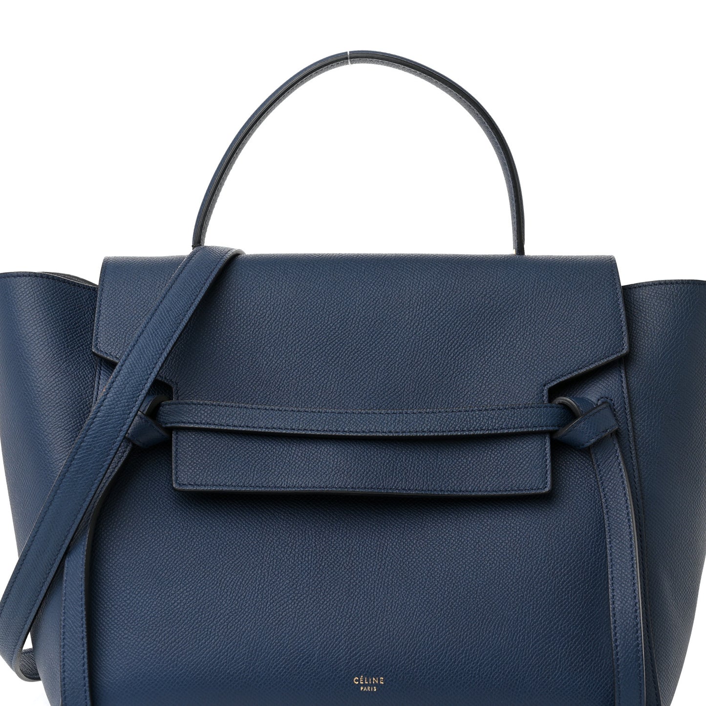 Grained Calfskin Mini Belt Bag Deepsea