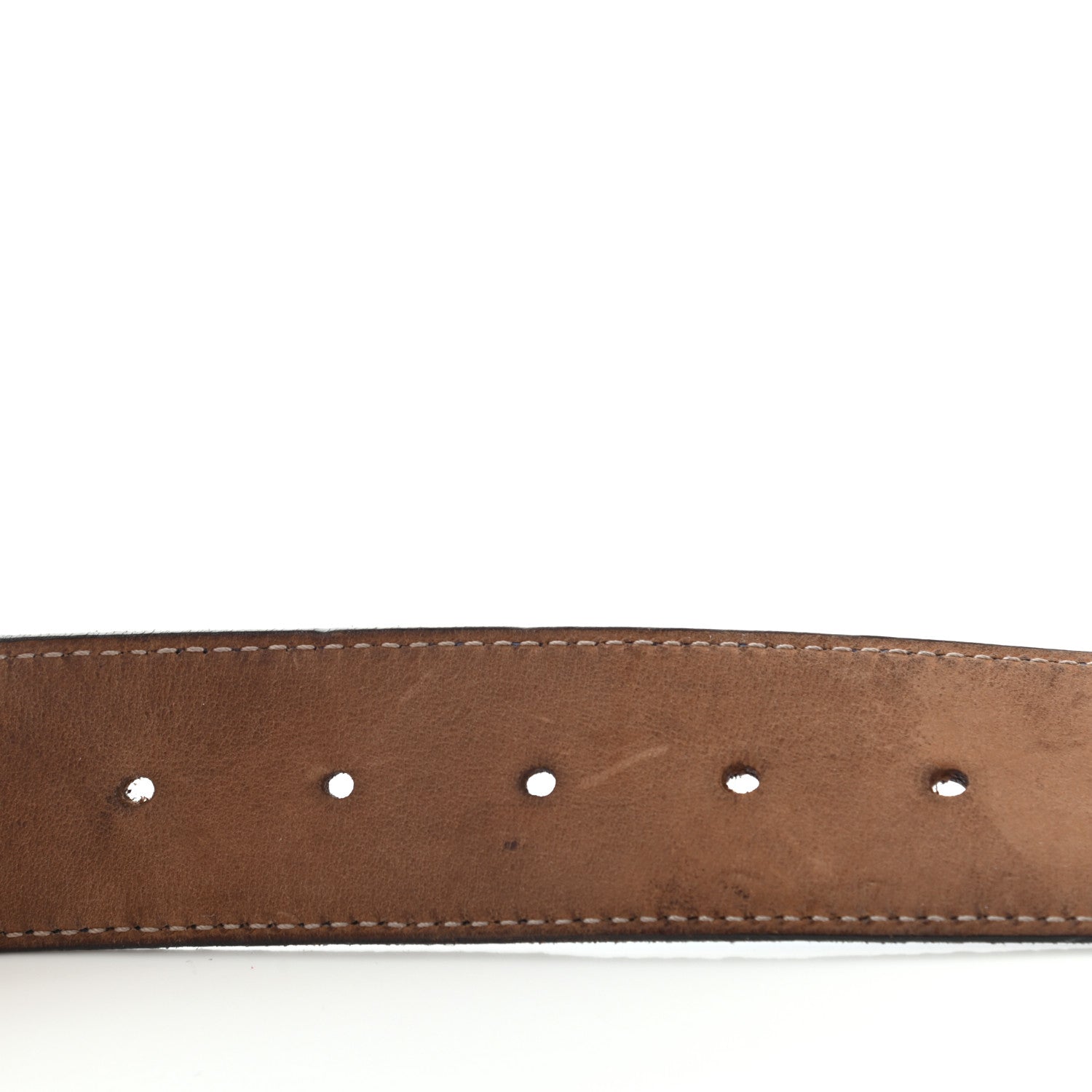 Gucci Guccissima Interlocking G Belt 90 36 Blue 4 of 13