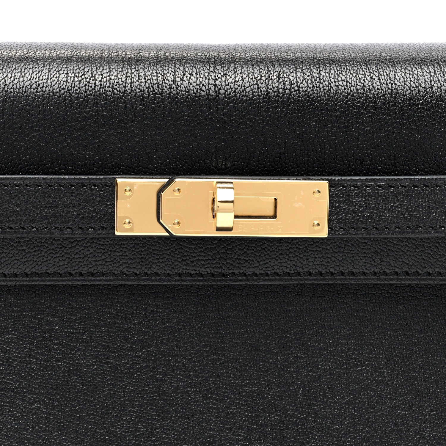 Hermes Chevre Chamkila Kelly Elan Black 8 of 11