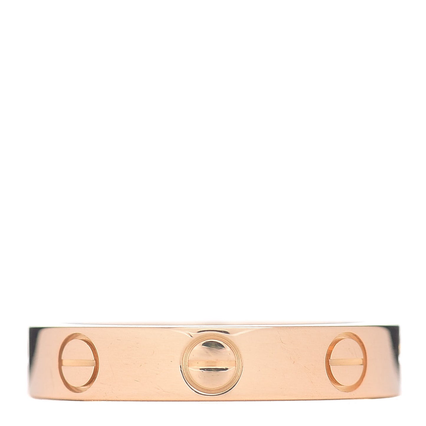 18K Yellow Gold 3.5mm LOVE Wedding Band Ring 51 5.75