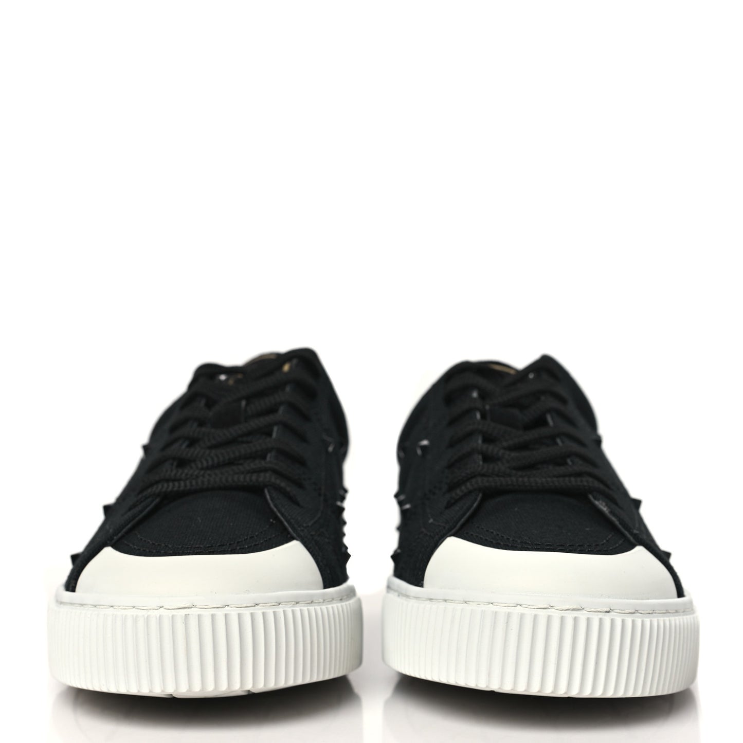 Canvas Rockstud Cityplanet Mens Sneakers 43 Black