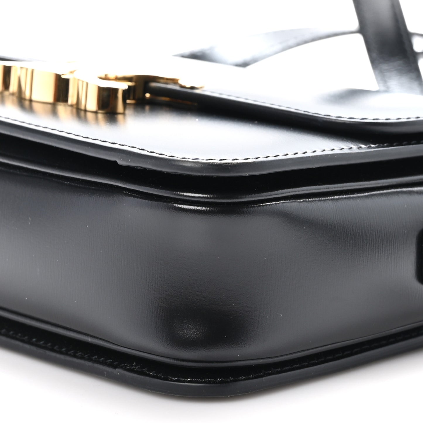 Shiny Calfskin Teen Triomphe Black
