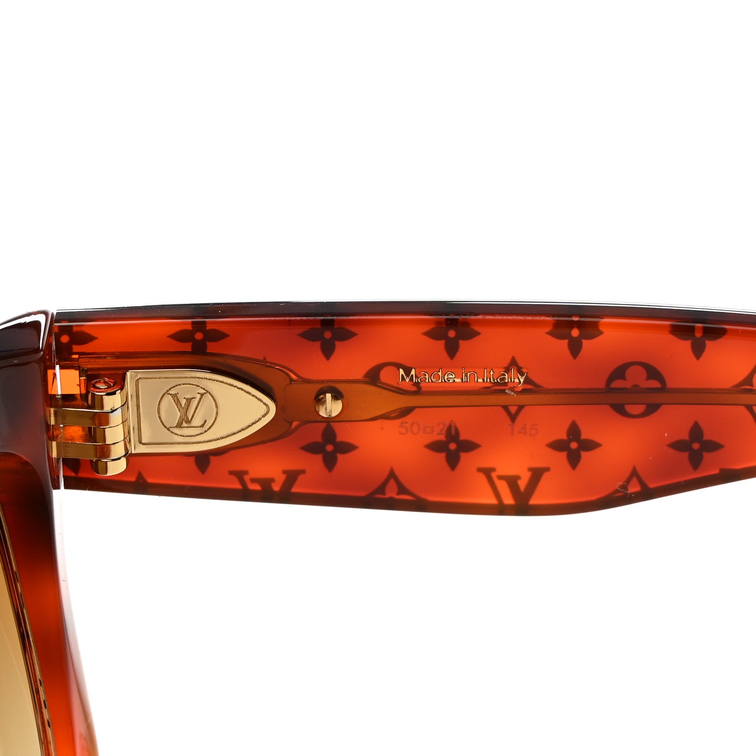 Louis Vuitton Acetate Blade Sunglasses Z1483W Tortoise 6 of 7