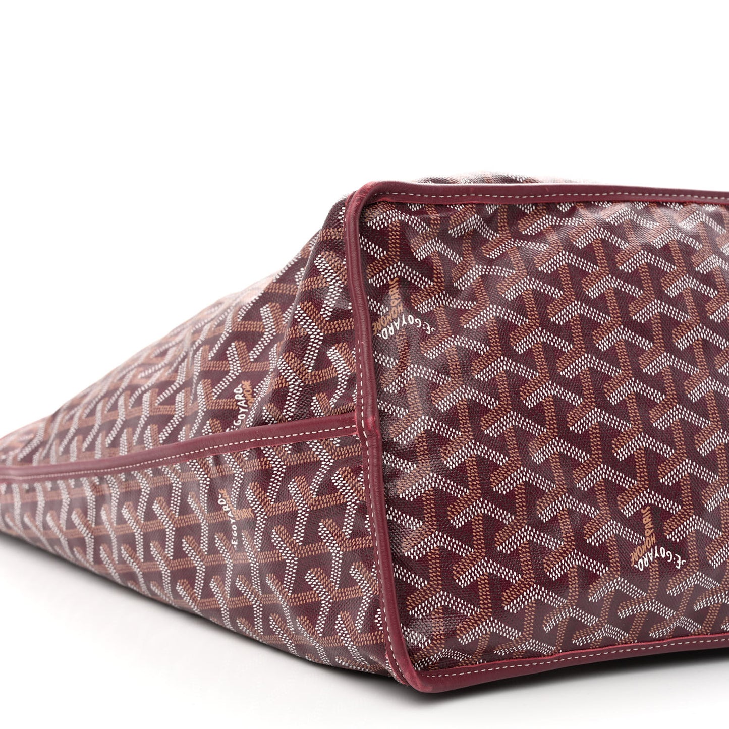Goyardine Reversible Anjou GM Burgundy