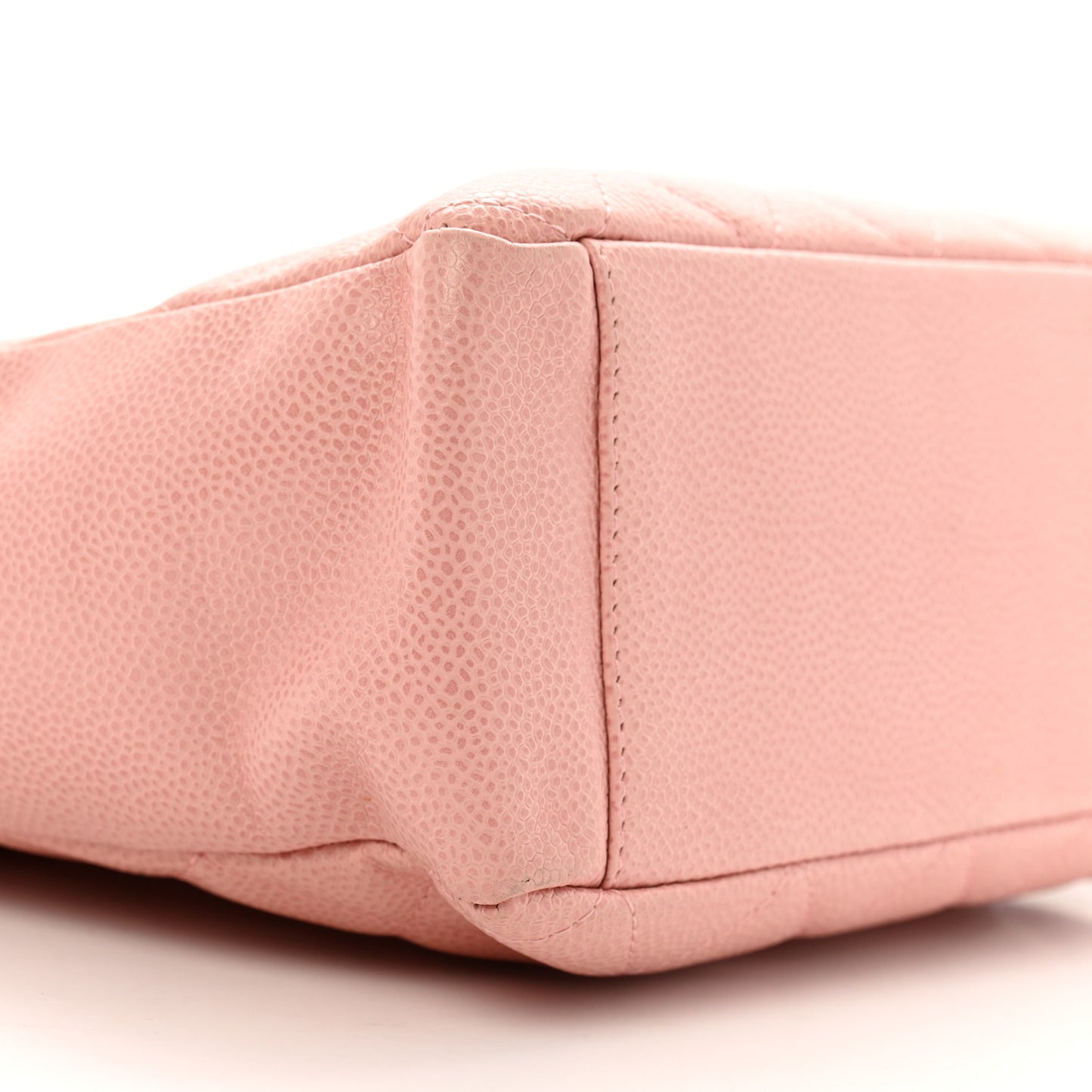 Caviar Quilted Petit Shopping Tote PST Pink