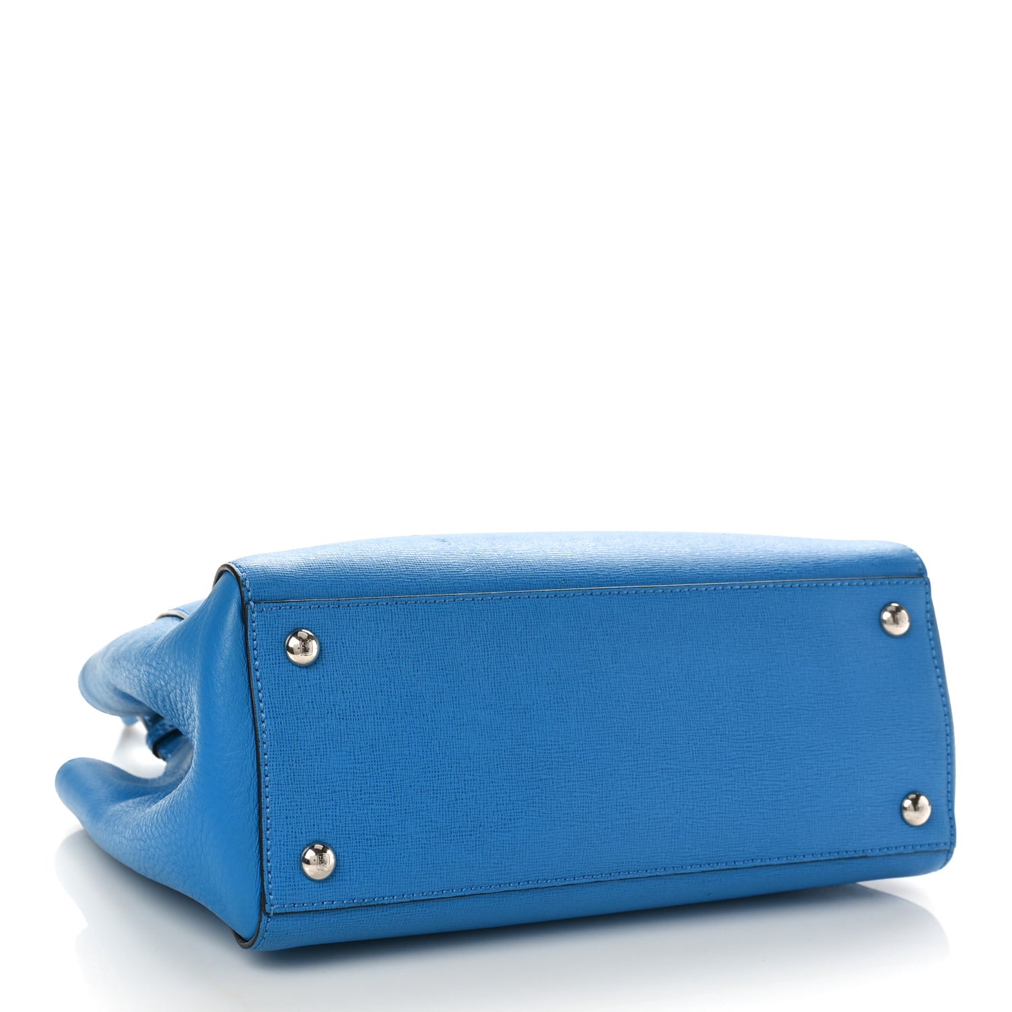 Vitello Elite Flamingo Petite 2Jours Tote Blue Royal