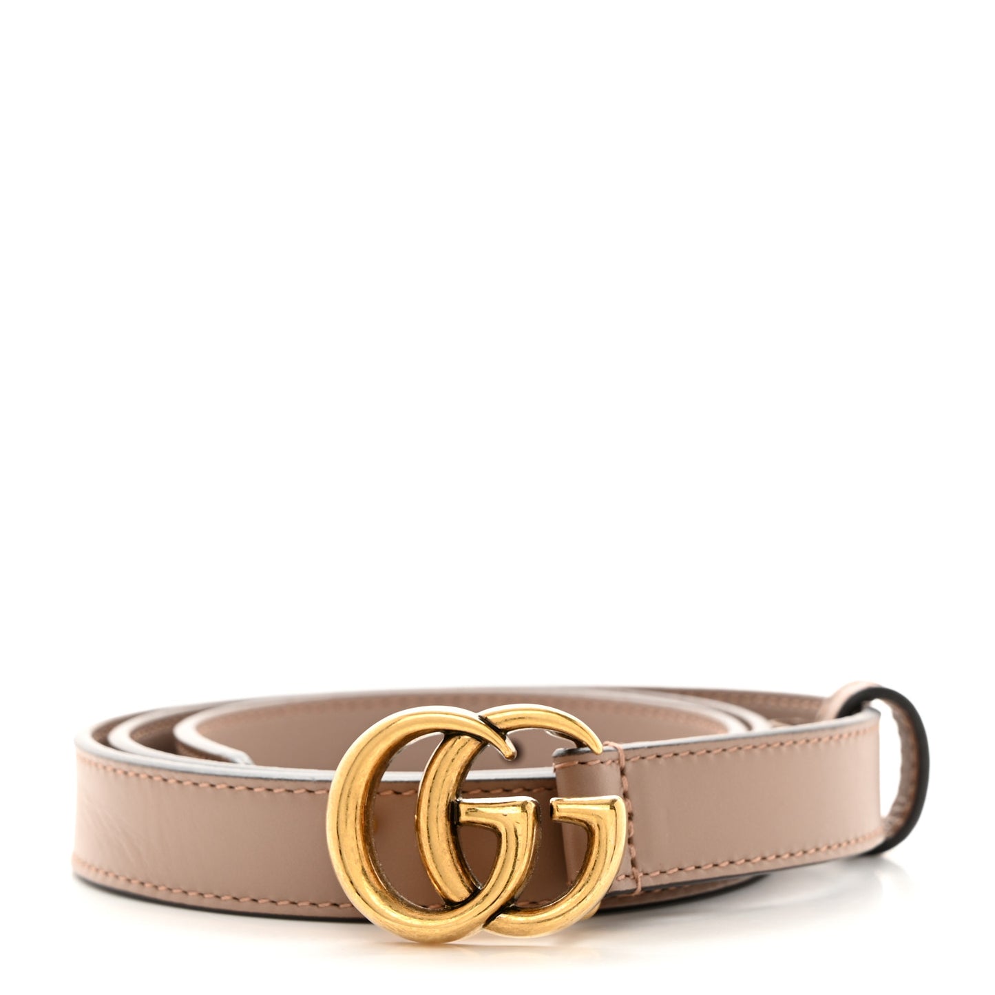 Calfskin Double G 20mm Belt 80 32 Porcelain Rose
