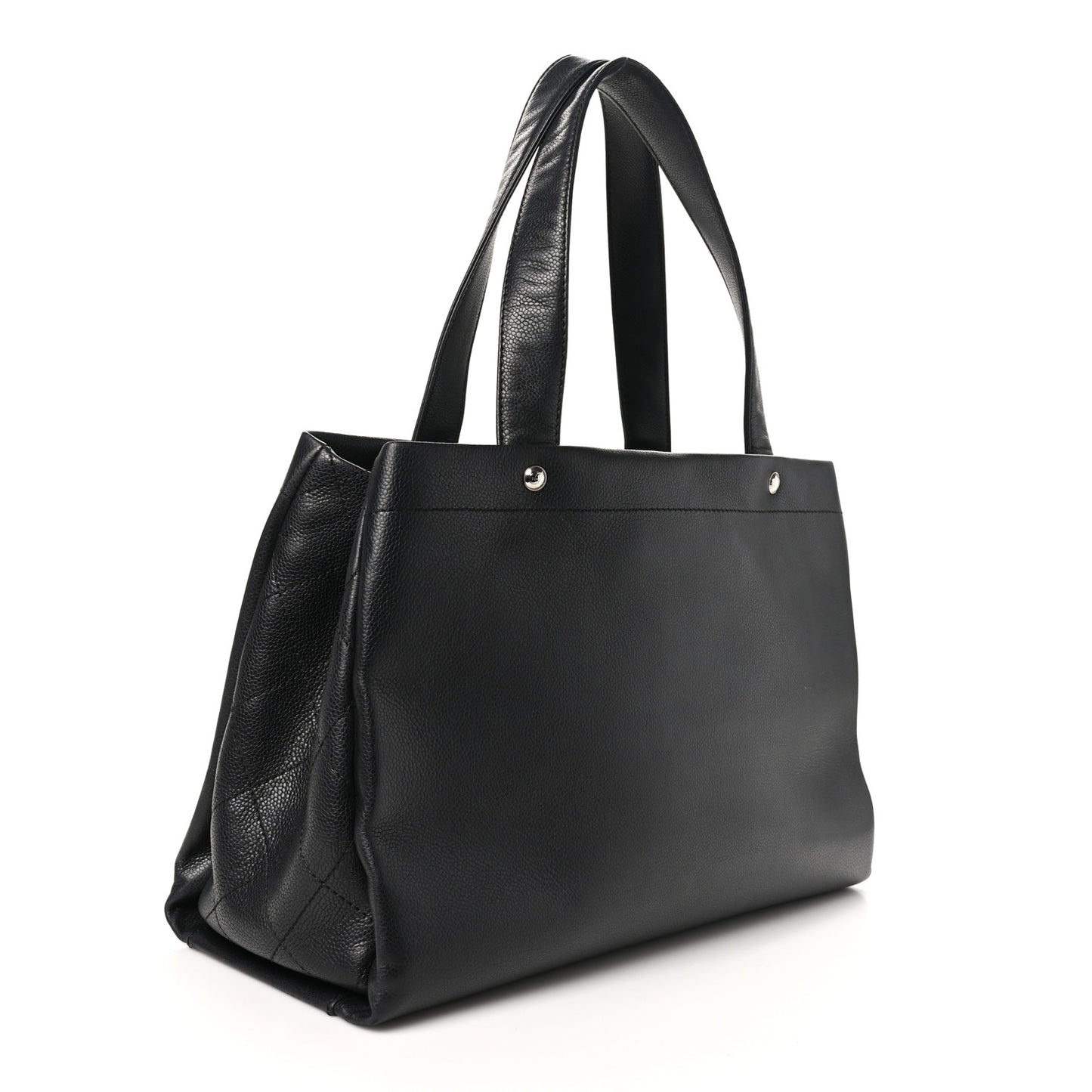 Caviar Executive Cerf Shopper Tote Black