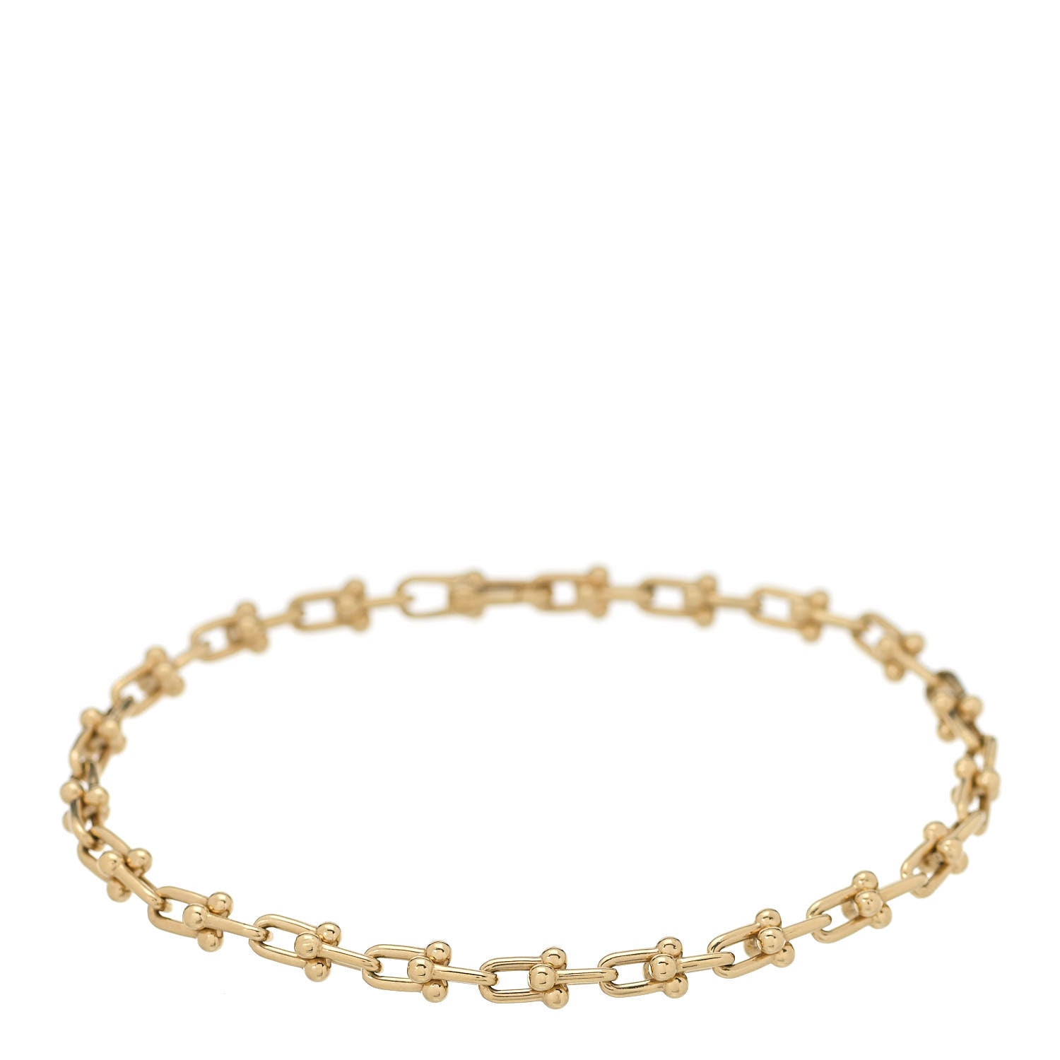 Tiffany 18K Yellow Gold Micro HardWear Link Bracelet 1 of 4