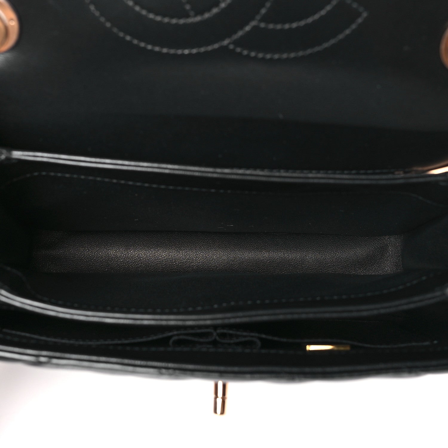 Chanel Lambskin Quilted Small Trendy CC Dual Handle Flap Bag Black 5 of 10