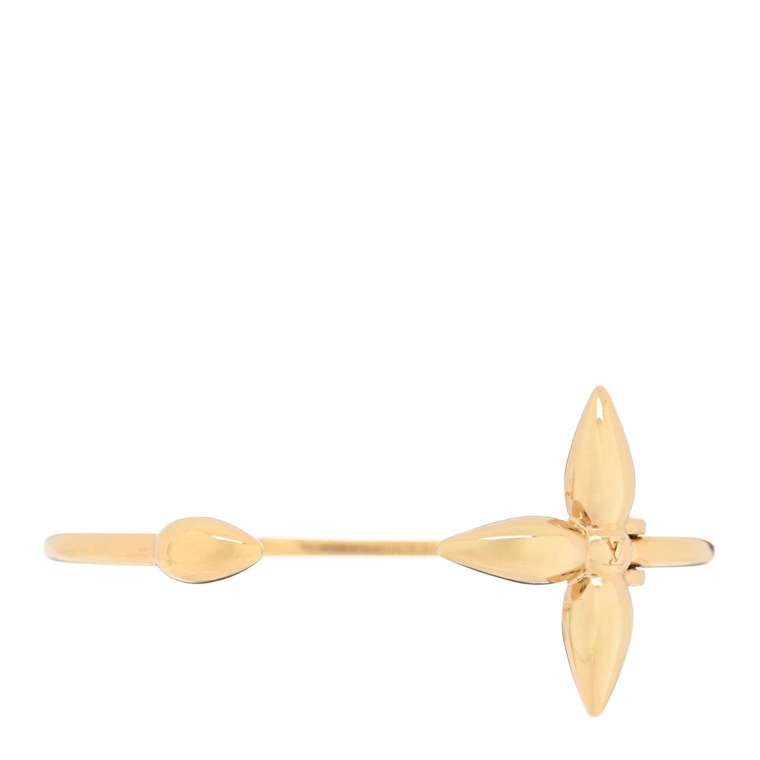Louis Vuitton Metal Louisette Bracelet S Gold 1 of 5