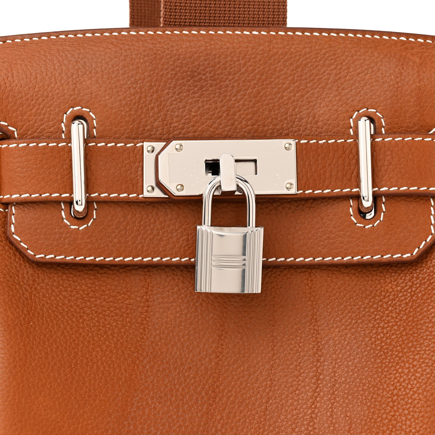 Hermes Natural Barenia Faubourg Hac A Dos PM Backpack Fauve 8 of 14