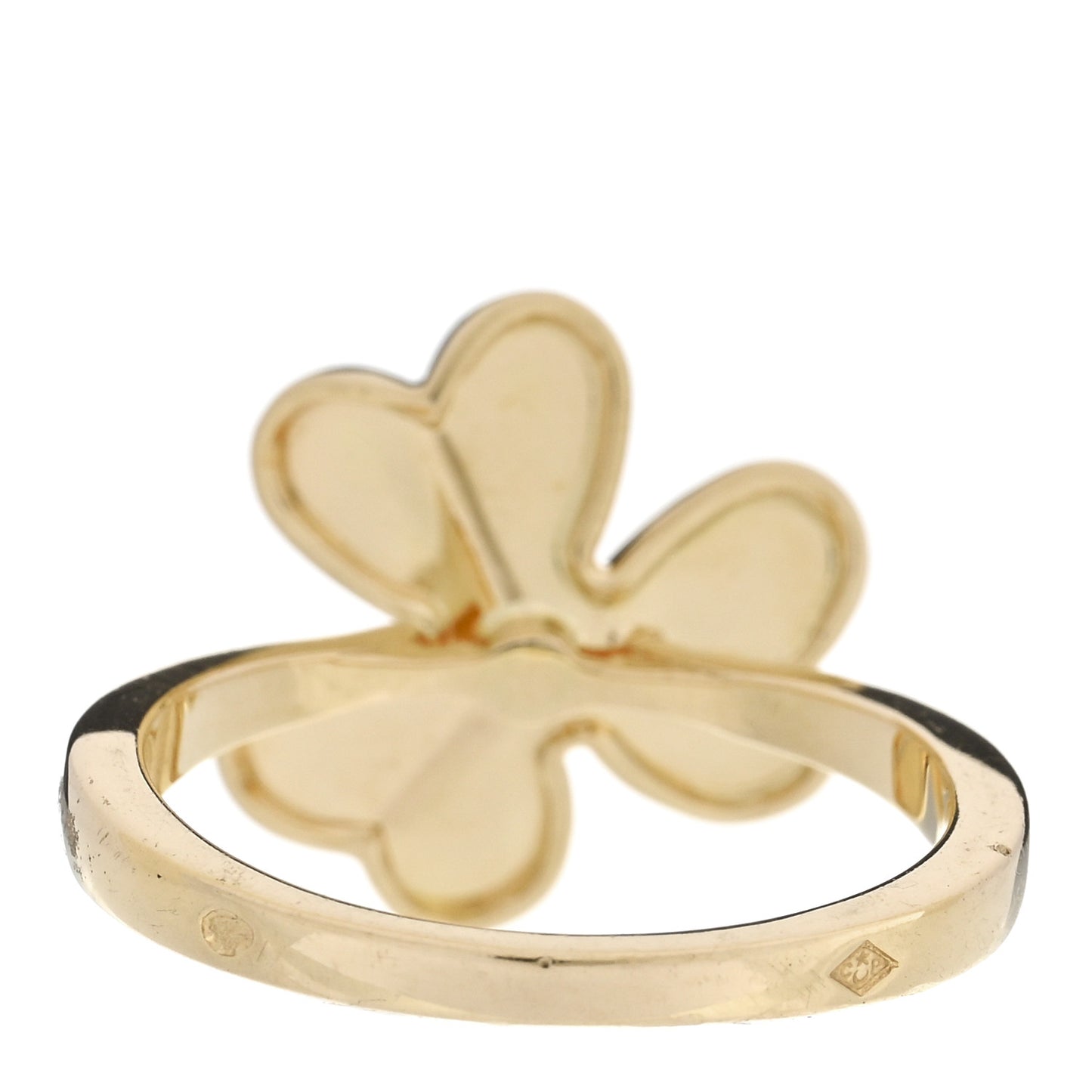 18K Yellow Gold Diamond Small Frivole Ring 55 7.25